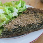 Tarte végétale épinard-citron