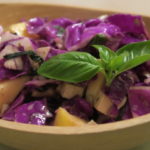 Salade d'automne au chou-rouge