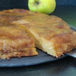 Gâteau invisible aux pommes vegan et sans gluten